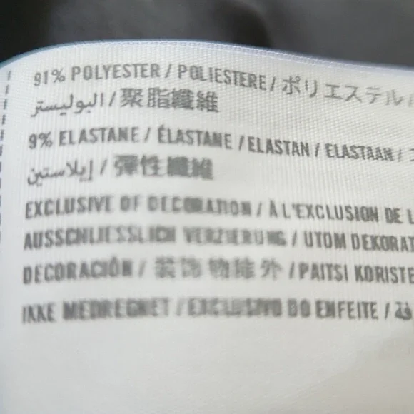 Hollister, NWOT, Women's Top, Black with Embroidery on front, Medium - Picture 11 of 13